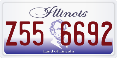 IL license plate Z556692