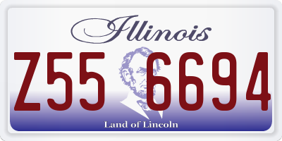 IL license plate Z556694