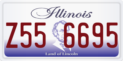 IL license plate Z556695