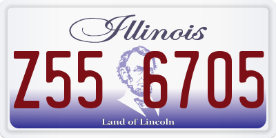 IL license plate Z556705