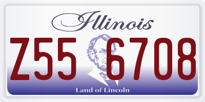 IL license plate Z556708