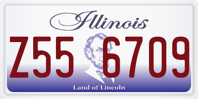 IL license plate Z556709