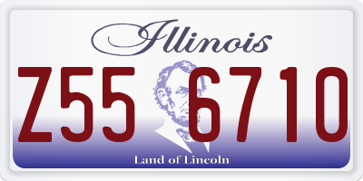 IL license plate Z556710