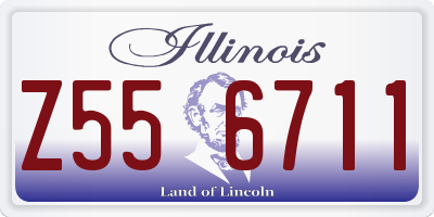 IL license plate Z556711