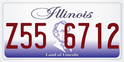 IL license plate Z556712