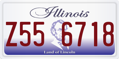 IL license plate Z556718