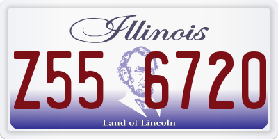 IL license plate Z556720