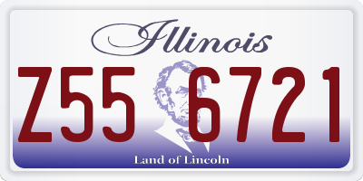 IL license plate Z556721