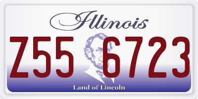 IL license plate Z556723