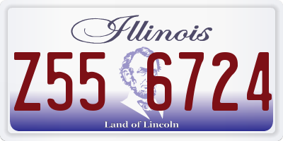 IL license plate Z556724