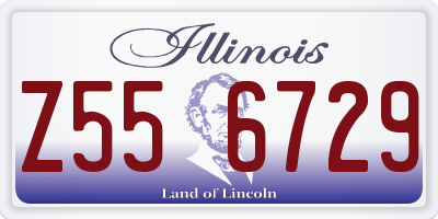IL license plate Z556729