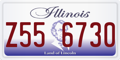 IL license plate Z556730