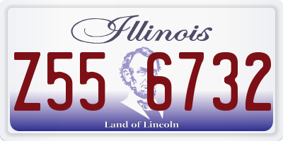 IL license plate Z556732