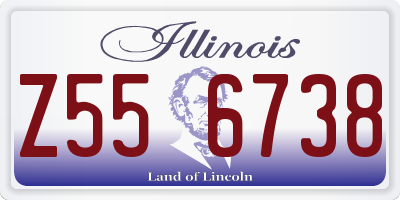 IL license plate Z556738