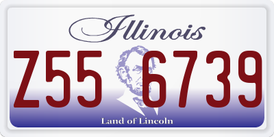 IL license plate Z556739