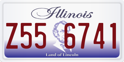 IL license plate Z556741