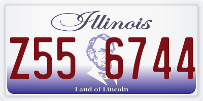 IL license plate Z556744
