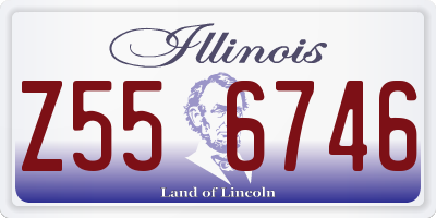 IL license plate Z556746