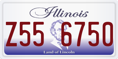 IL license plate Z556750