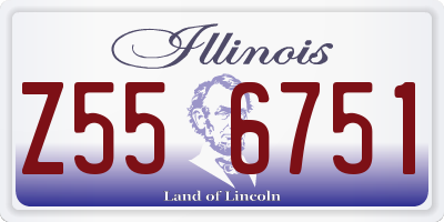 IL license plate Z556751