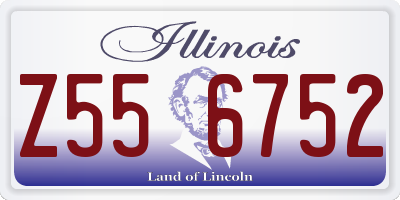IL license plate Z556752