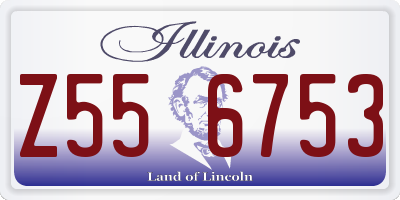 IL license plate Z556753