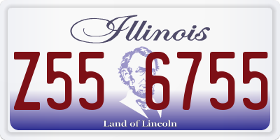 IL license plate Z556755