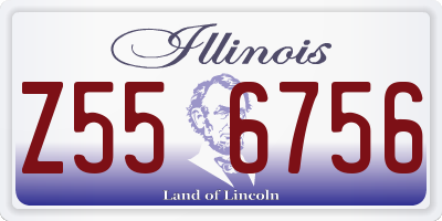 IL license plate Z556756