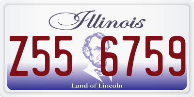 IL license plate Z556759