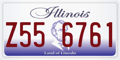IL license plate Z556761