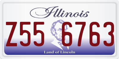 IL license plate Z556763