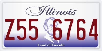 IL license plate Z556764