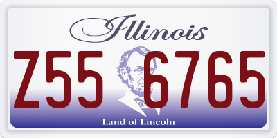 IL license plate Z556765