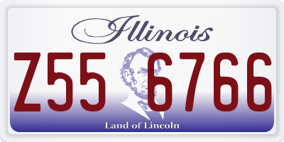 IL license plate Z556766