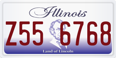 IL license plate Z556768