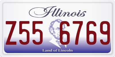 IL license plate Z556769