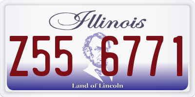 IL license plate Z556771