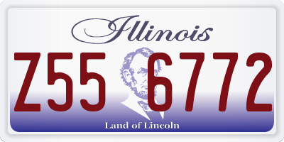 IL license plate Z556772