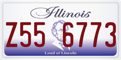 IL license plate Z556773