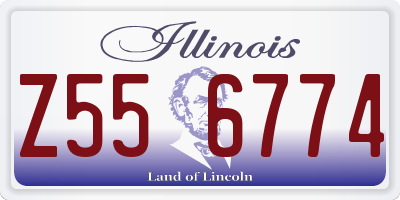 IL license plate Z556774