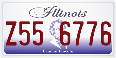 IL license plate Z556776