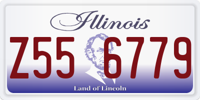 IL license plate Z556779