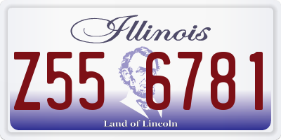 IL license plate Z556781