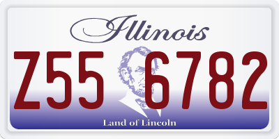 IL license plate Z556782