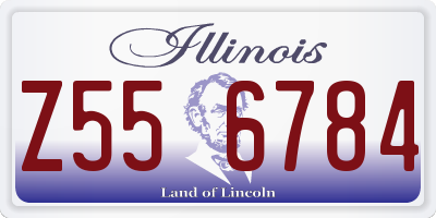IL license plate Z556784