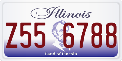 IL license plate Z556788
