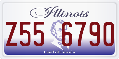 IL license plate Z556790