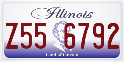 IL license plate Z556792
