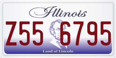 IL license plate Z556795