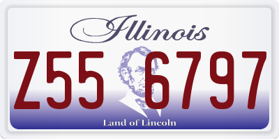 IL license plate Z556797